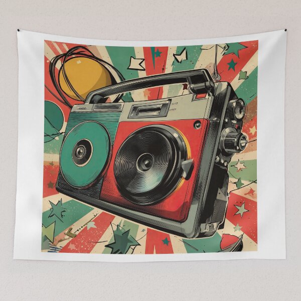Item preview, Boom Box Revival: Celebrate the Soundtrack of Life! designed and sold by ForeverPrintsOK.