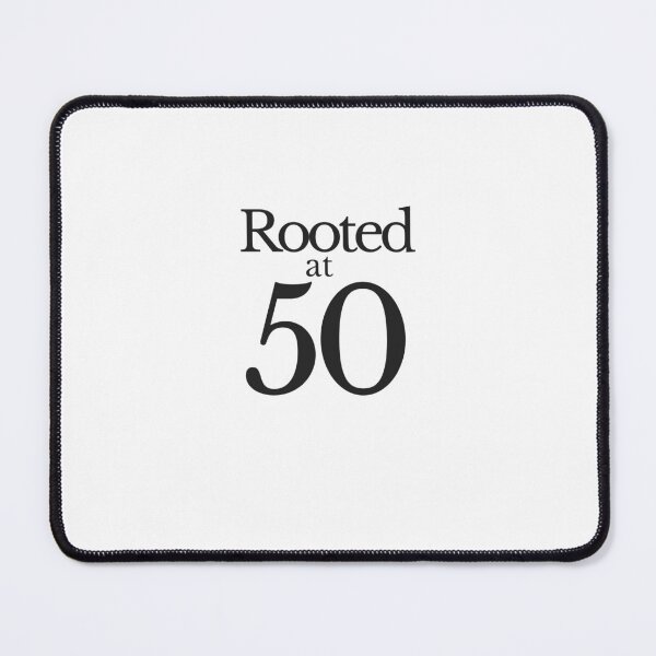 Item preview, Rooted at 50 – Elegant 50th Birthday Shirt for Women – Minimalist 50 Years Design designed and sold by CalmMandala.