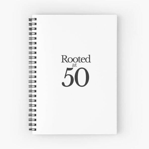Item preview, Rooted at 50 – Elegant 50th Birthday Shirt for Women – Minimalist 50 Years Design designed and sold by CalmMandala.
