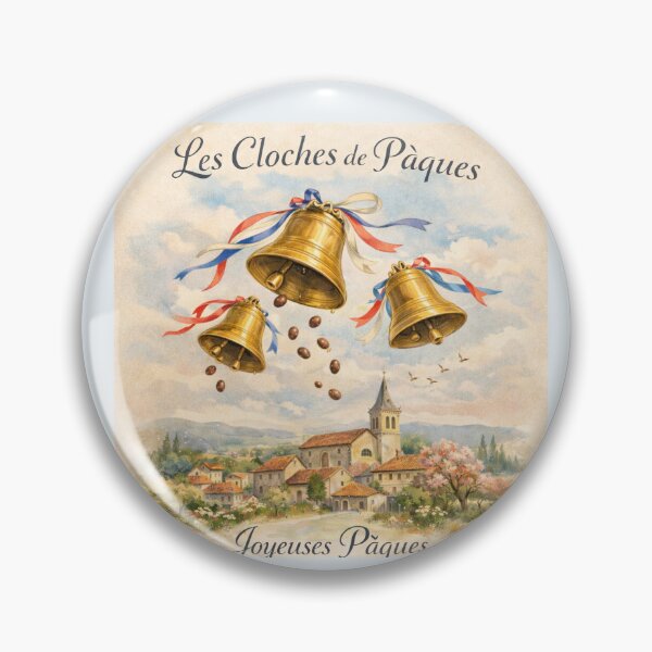 Aperçu de l'œuvre Les Cloches de Pâques – Tradition française de Pâques créée et vendue par Novel Works Studio.