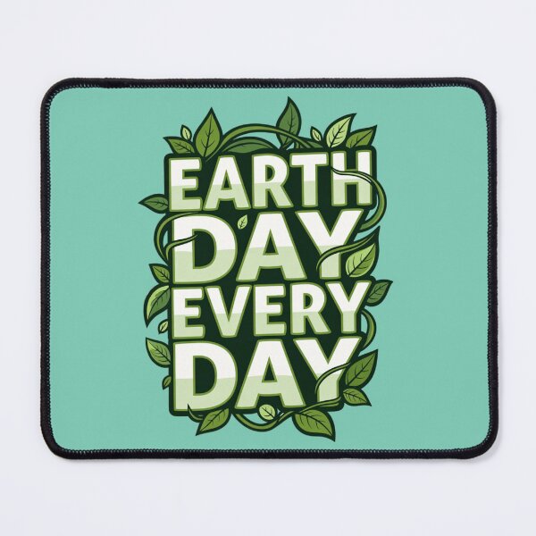 Item preview, Bold Botanical: Earth Day Every Day | Vibrant Leaf & Vine Typography designed and sold by InkWeaveShop.