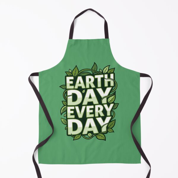 Item preview, Bold Botanical: Earth Day Every Day | Vibrant Leaf & Vine Typography designed and sold by InkWeaveShop.