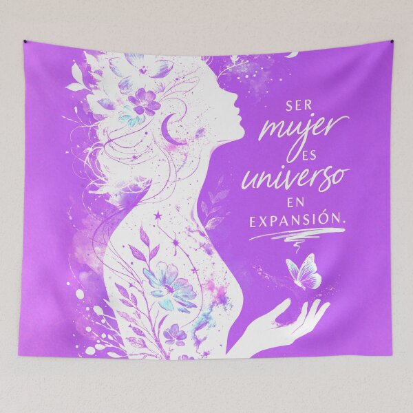 Item preview, Copy of Expanding Universe Woman - Cosmic Galaxy & Floral Watercolor designed and sold by Nubesss.