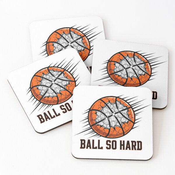 Item preview, Cracked Basketball Ball So Hard Illustration designed and sold by AbanoubStore.