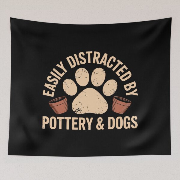 Item preview, Dogs And Pottery Ceramic Artist designed and sold by lilensgavadur.