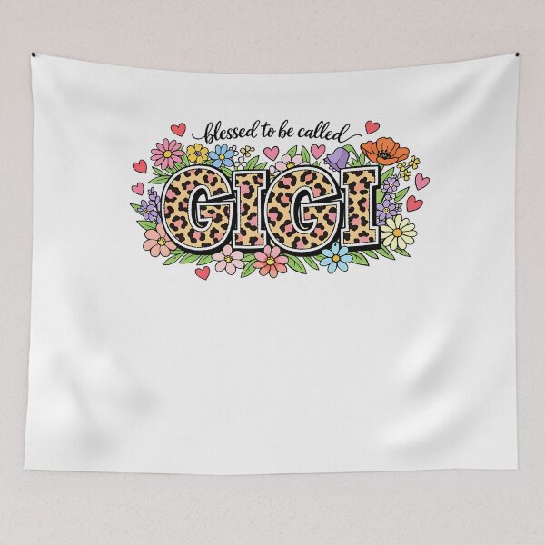 Item preview, Blessed to Be Called Gigi Floral Mother's Day Leopard Hearts designed and sold by clothesy7.