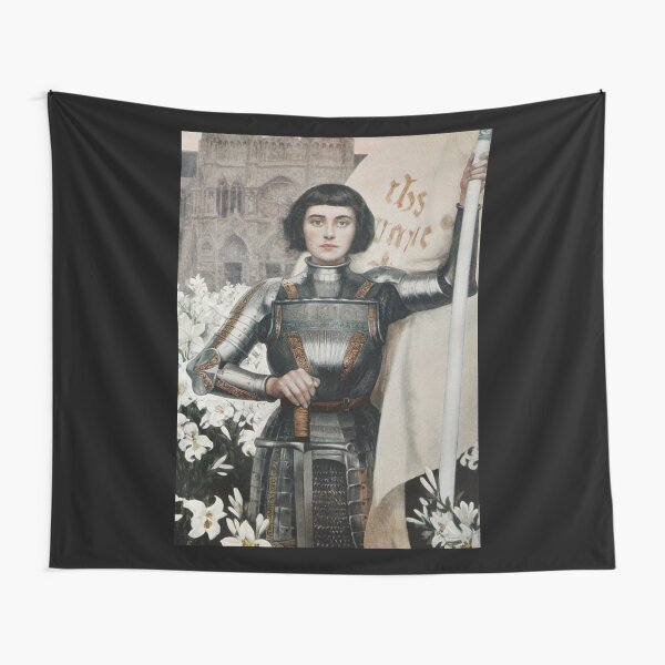A 1903 engraving of Joan of Arc. Tapestry