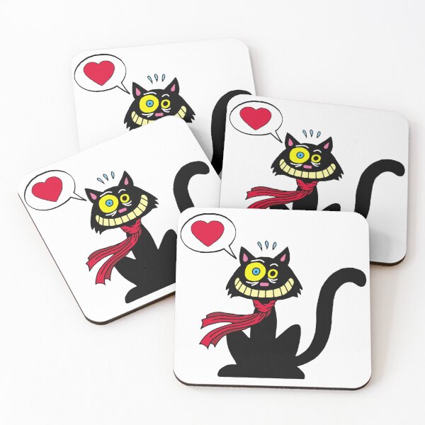 Item preview, Black cat in love designed and sold by Lagueny.