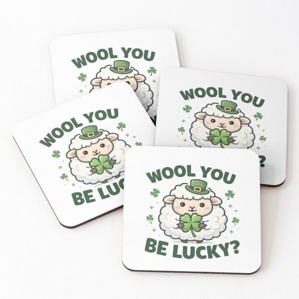 Item preview, Wool You Be Lucky Funny Kawaii Sheep  designed and sold by Michalsky99.