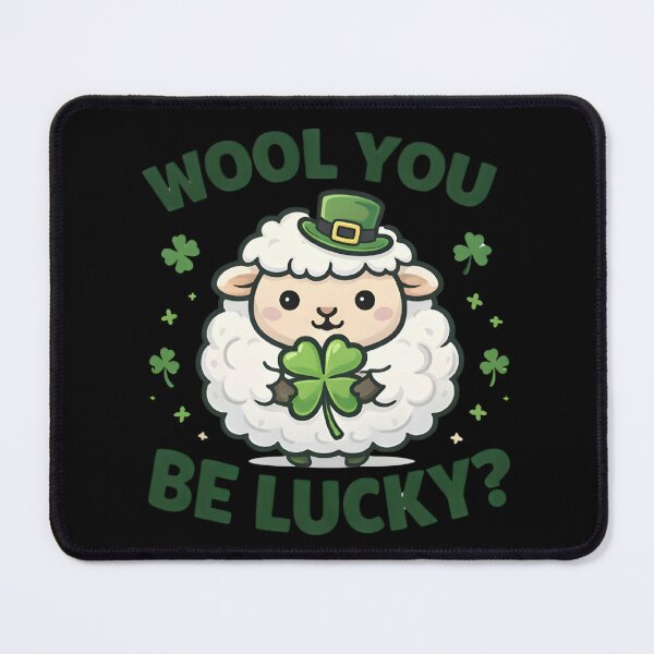 Item preview, Wool You Be Lucky Funny Kawaii Sheep designed and sold by Michalsky99.