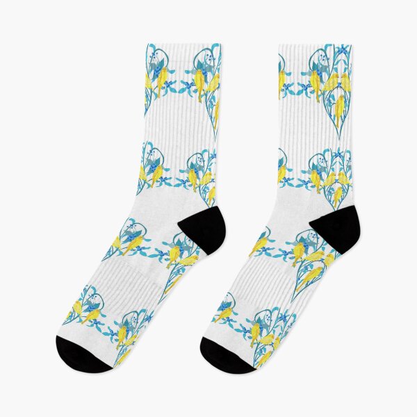 Item preview, Yellow birds heart shaped floral composition designed and sold by olenapetol.