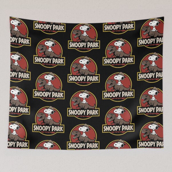 Item preview, Snoopy Jurassic Park designed and sold by ChunkByChunk.