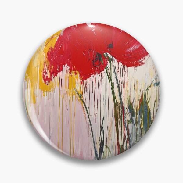 Item preview, Original Paintings by Cy Twombly, Cy Twombly Color Landscape Art designed and sold by OilArtLittle.