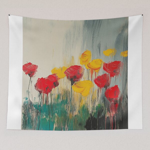 Item preview, Original Paintings by Cy Twombly, Cy Twombly Color Landscape Art designed and sold by OilArtLittle.