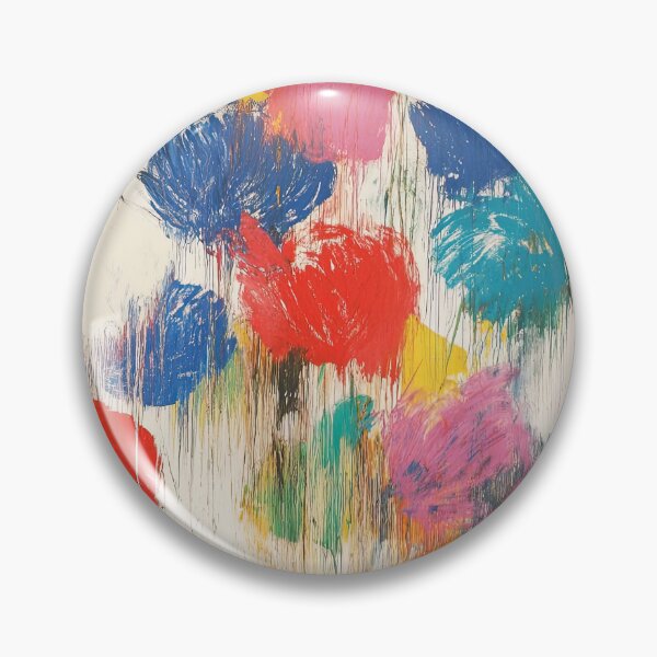 Item preview, Original Paintings by Cy Twombly, Cy Twombly Color Landscape Art designed and sold by OilArtLittle.