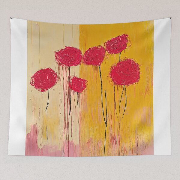 Item preview, Original Paintings by Cy Twombly, Cy Twombly Color Landscape Art designed and sold by OilArtLittle.