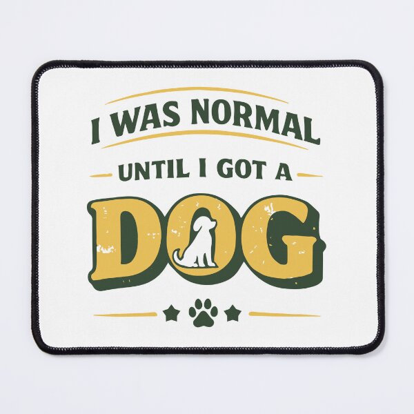 Item preview, Dog Lover - I Was Normal Till I Got a Dog – Vintage Retro Dog Lover Graphic Tee designed and sold by EvolvCustoms.