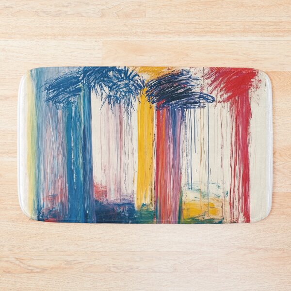 Item preview, Original Paintings by Cy Twombly, Cy Twombly Color Landscape Art designed and sold by OilArtLittle.