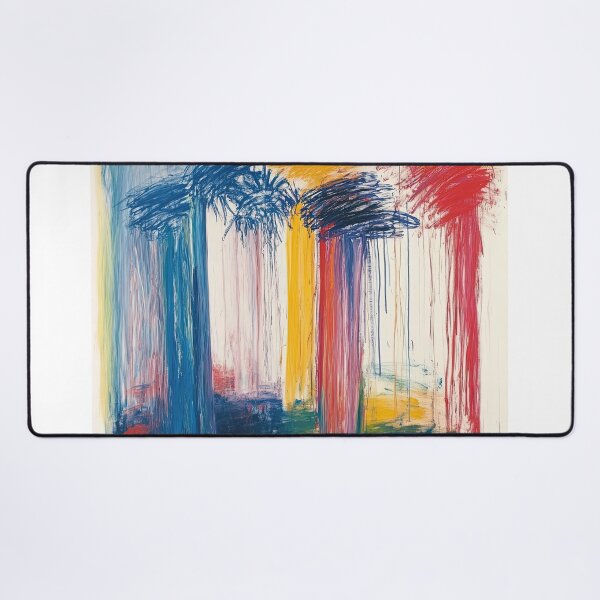Item preview, Original Paintings by Cy Twombly, Cy Twombly Color Landscape Art designed and sold by OilArtLittle.