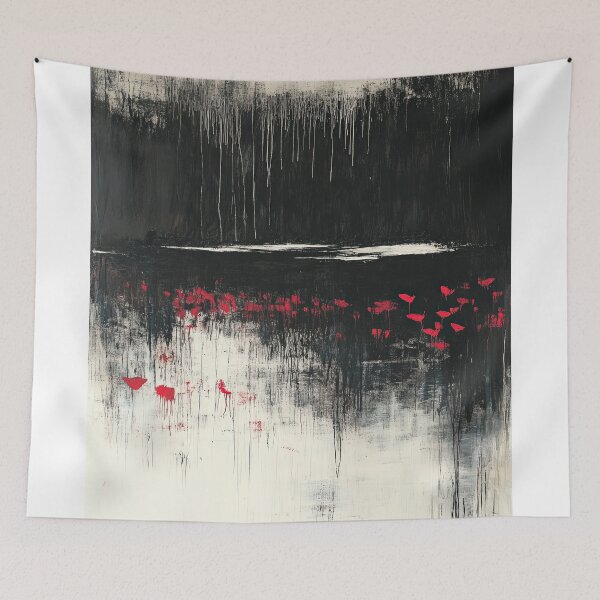 Item preview, Original Paintings by Cy Twombly, Cy Twombly Color Landscape Art designed and sold by OilArtLittle.