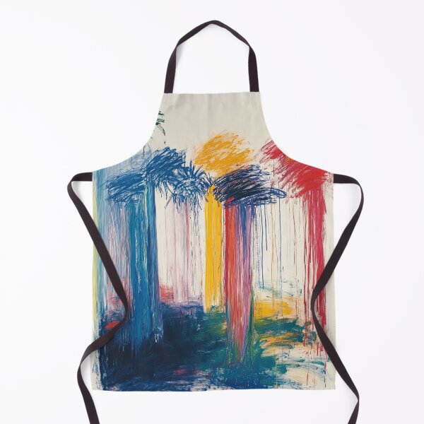 Item preview, Original Paintings by Cy Twombly, Cy Twombly Color Landscape Art designed and sold by OilArtLittle.