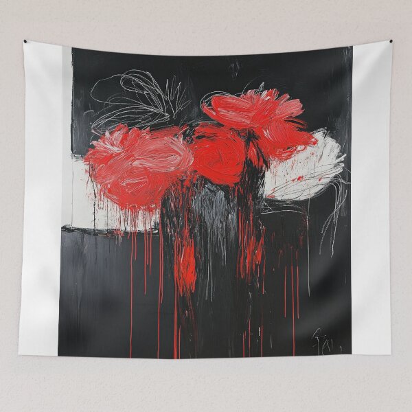 Item preview, Original Paintings by Cy Twombly, Cy Twombly Color Landscape Art designed and sold by OilArtLittle.