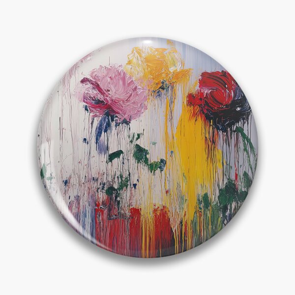 Item preview, Original Paintings by Cy Twombly, Cy Twombly Color Landscape Art designed and sold by OilArtLittle.