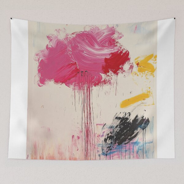 Item preview, Original Paintings by Cy Twombly, Cy Twombly Color Landscape Art designed and sold by OilArtLittle.