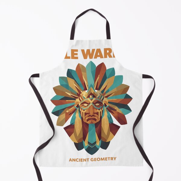 Item preview, Eagle Warrior Ancient Geometry Retro Aztec Art designed and sold by LoliDesignShop.