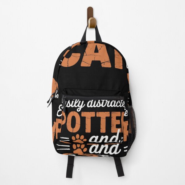 Item preview, Easily distracted by Pottery and Cats Lover Pottery designed and sold by sterabamineh.