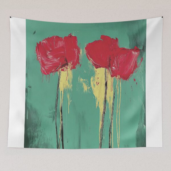 Item preview, Original Paintings by Cy Twombly, Cy Twombly Color Landscape Art designed and sold by OilArtLittle.