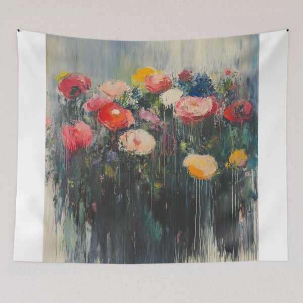 Item preview, Original Paintings by Cy Twombly, Cy Twombly Color Landscape Art designed and sold by OilArtLittle.