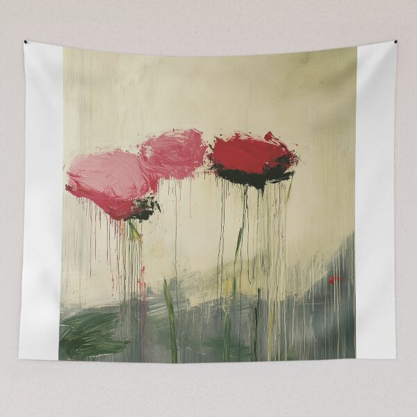 Item preview, Original Paintings by Cy Twombly, Cy Twombly Color Landscape Art designed and sold by OilArtLittle.