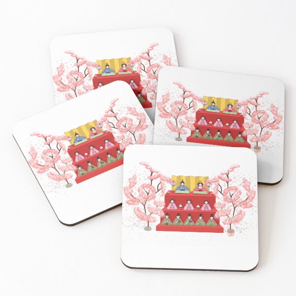 Item preview, Hinamatsuri: Japanese Doll and Cherry Blossom Festival designed and sold by Nekogobido.