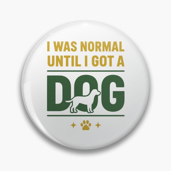 Item preview, Doggo - I Was Normal Till I Got a Dog – Retro Funny Dog Mom & Dog Dad Shirt designed and sold by EvolvCustoms.
