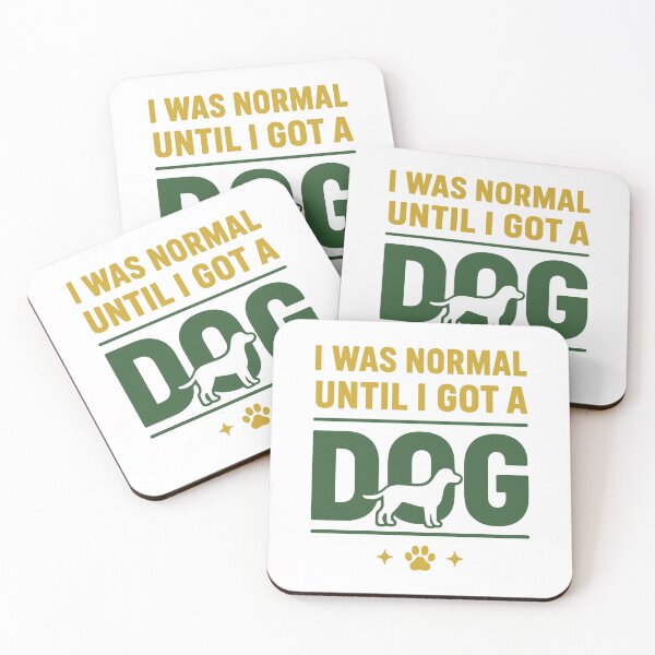 Item preview, Doggo - I Was Normal Till I Got a Dog – Retro Funny Dog Mom & Dog Dad Shirt designed and sold by EvolvCustoms.