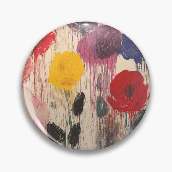 Item preview, Original Paintings by Cy Twombly, Cy Twombly Color Landscape Art designed and sold by OilArtLittle.