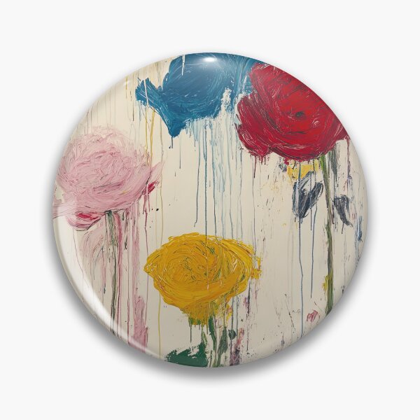 Item preview, Original Paintings by Cy Twombly, Cy Twombly Color Landscape Art designed and sold by OilArtLittle.