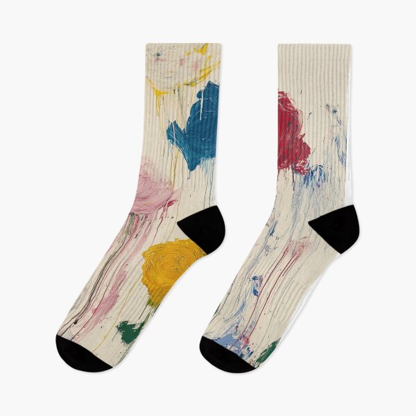 Item preview, Original Paintings by Cy Twombly, Cy Twombly Color Landscape Art designed and sold by OilArtLittle.