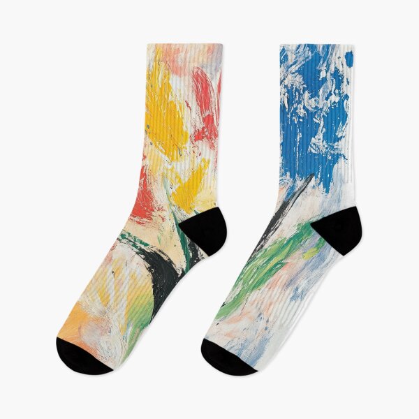 Item preview, Original Paintings by Cy Twombly, Cy Twombly Color Landscape Art designed and sold by OilArtLittle.