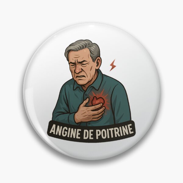 Item preview, angine de poitrine designed and sold by NCNGDESIGN.
