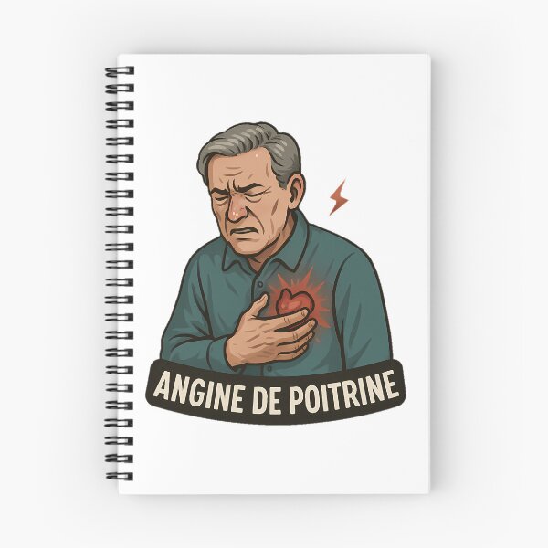 Item preview, angine de poitrine designed and sold by NCNGDESIGN.