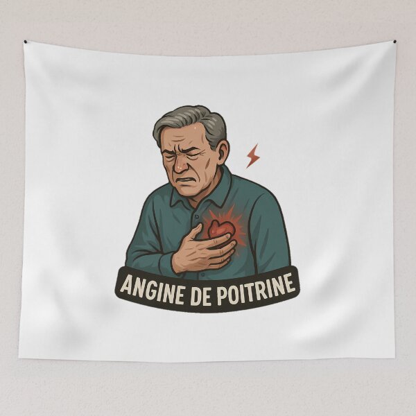 Item preview, angine de poitrine designed and sold by NCNGDESIGN.