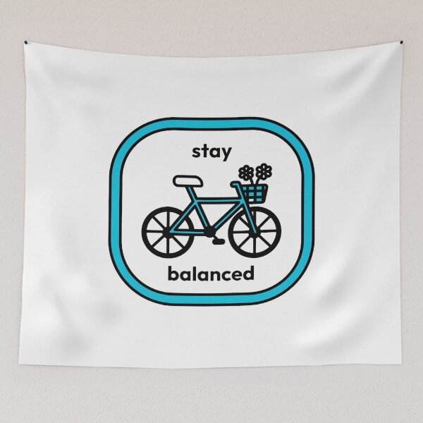 Item preview, Stay Balanced - Retro Bicycle Neon Badge designed and sold by Artsy Corner.