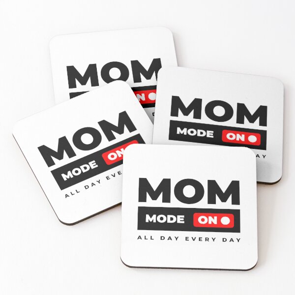 Item preview, Mom Mode ON – All Day Every Day Funny Motherhood Design designed and sold by Artsy Corner.