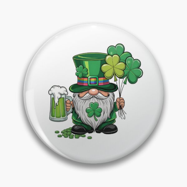 Item preview, St. Patricks Day Irish Gnomes designed and sold by Thread&Fable.