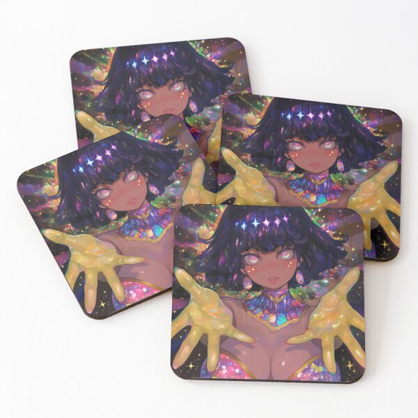 Item preview, Cosmic Star-Eyed Anime Goddess designed and sold by bubblegoth.