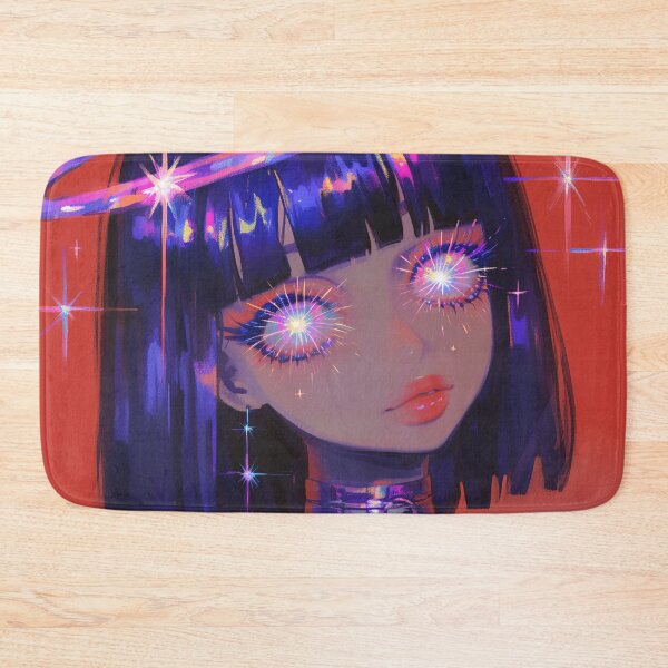 Item preview, Celestial Halo Girl With Galaxy Eyes designed and sold by bubblegoth.