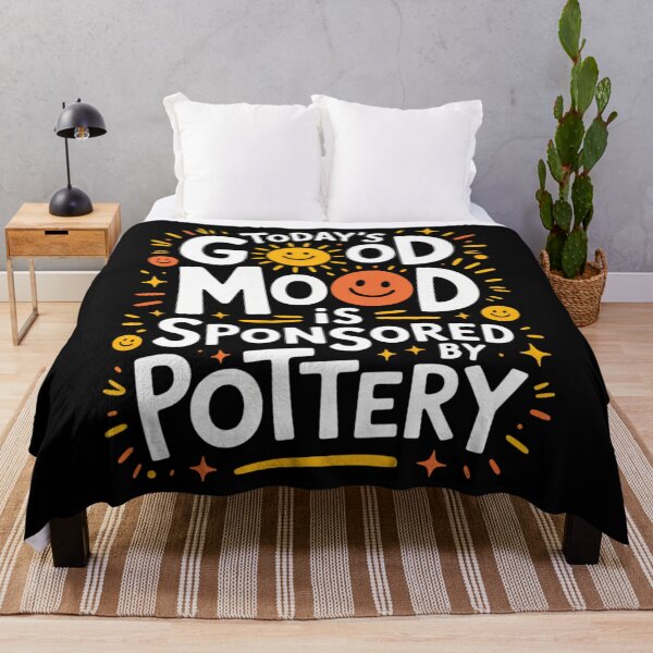 Item preview, Funny Ceramic Today_s Good Mood Is Sponsored by Pottery designed and sold by sterabamineh.