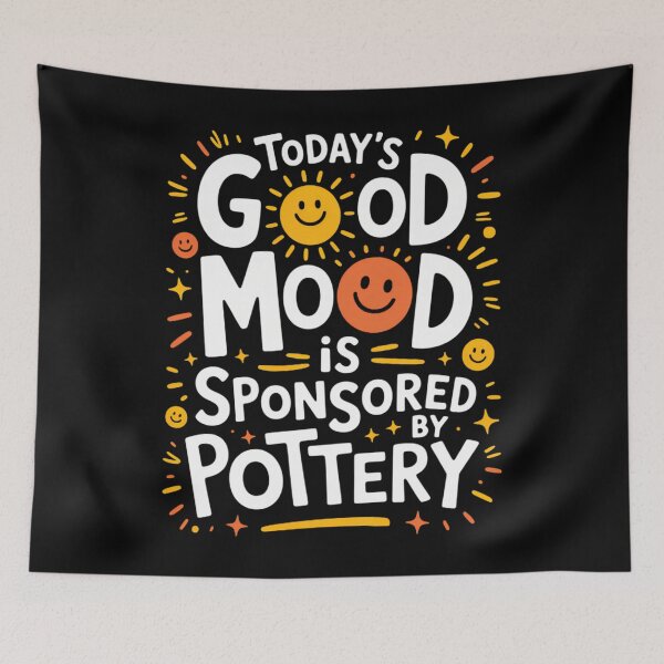 Item preview, Funny Ceramic Today_s Good Mood Is Sponsored by Pottery designed and sold by sterabamineh.